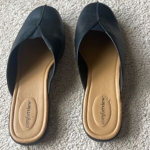 Wide Width COMFORTVIEW  ALEXANE Slip On Mules Flats